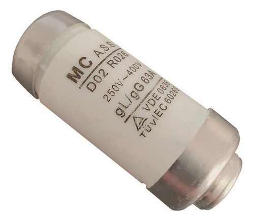 Fusible Tipo Neozed De 63a D02 Metal-ce X25 Unidades 0