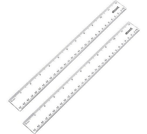 Reglas De Plastico Eboot 12 Pulgadas Herramienta Recta De M 0