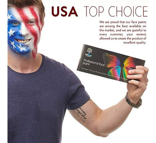 Juego De Pintura Para La Cara  Pintura De Maquillaje  Adulto 1