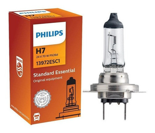 Lote 22 Lampadas Philips H7 24v 70w Caminhão Onibus Atacado 0
