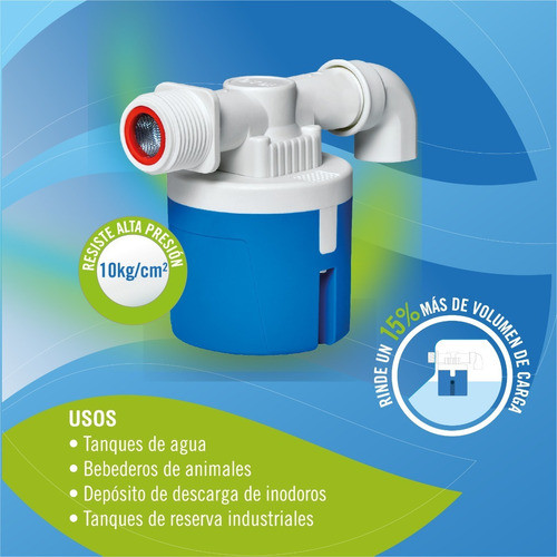 Flotante Para Tanque Flotyn Alta Presion Compacto 3/4 Latyn 1
