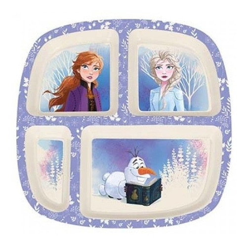 Set Plato + Bowl + Vaso Bambu Bamboo Frozen Elsa Anna Disney 0