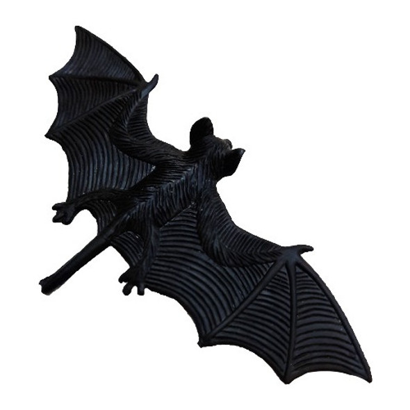 Set De Murciélagos Plásticos X 4 Decoración Fiesta Halloween 1 Set De Murciélagos Plásticos X 4 Decoración Fiesta Halloween 1