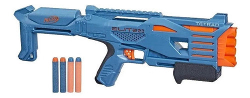 Lançador De Dardos Nerf Elite 2.0 Tetrad Qs-4 Hasbro F5026 0