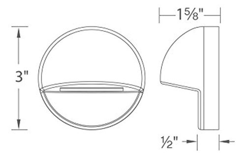 Wac Lighting 301130bk Wac Deck Y Patio Led 12v Cubierta Redo 1