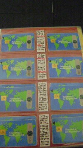 Tarjeta Telefonica Coleccion Telefonica Planisferio 3ra 25u1 0