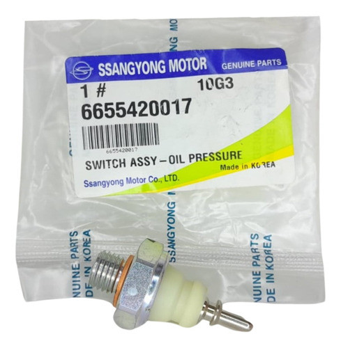 Sensor De Pressao De Oleo Kyron 2.0 0