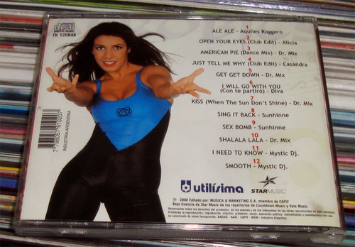 Alejandra Munno Mujer Latina Musica Para Aerobics Cd Kktus 1