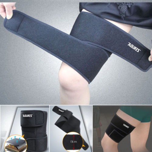 Ingle Muslo Ajustable Soporte Un Tamaño Compresión Tendón De 1