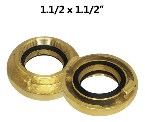 Adaptador Storz 1.1/2 (11 Fios Fêmea) X 1.1/2 Engate Rápido 1