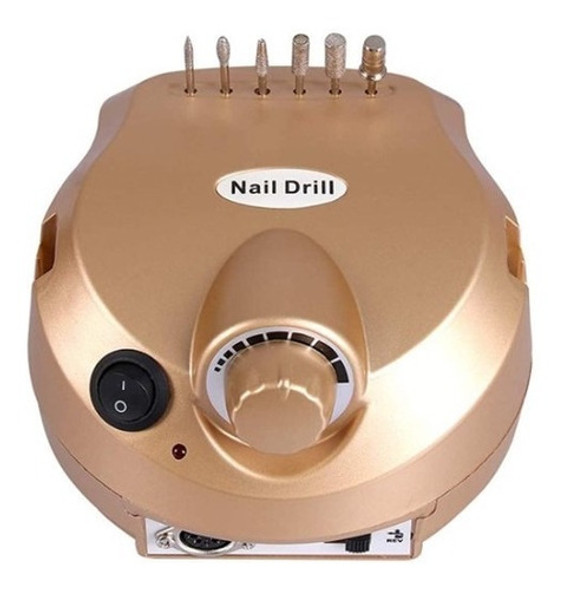 Torno Profesional 35000 Rpm De Uñas Con Pedal Y Accesorios. 0