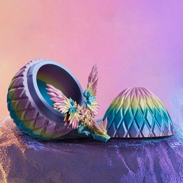 Dragón De Egg Flexible, Decoración De Escritorio, 15 Cm 1
