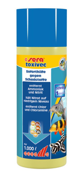 Toxivec 250ml Elimina Amoniaco Acondicionador Acuario Pecera 0