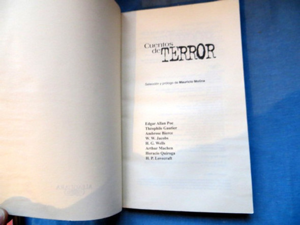 Cuentos De Terror Mauricio Molina Alfaguara 2000 1 Cuentos De Terror Mauricio Molina Alfaguara 2000 1