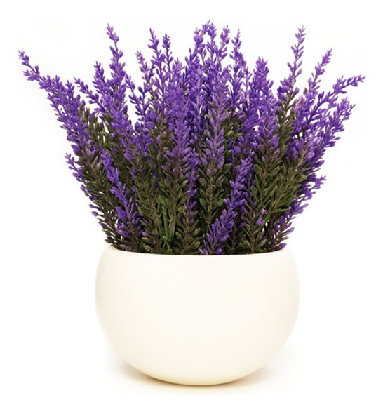 Arranjo De Lavanda No Vaso Cuia Nude Pequeno 0