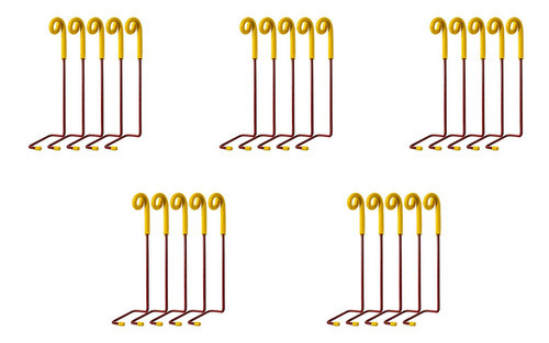 25 Varillas Sobre Alambre Smv-457 P/ Postes Varillas Madera 0