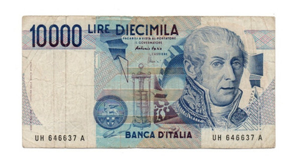 Italia Billete 10000 Liras Año 1984 P#112 0