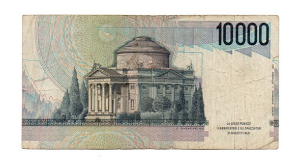 Italia Billete 10000 Liras Año 1984 P#112 1