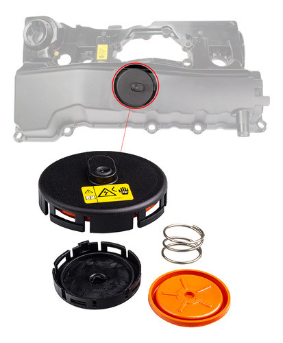 Diafragma Reparo Respiro Motor Bmw E84 X1 2011 2012 Até 2015 0