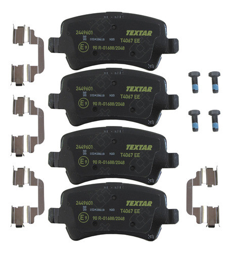 Pastilha Traseira Textar Range Rover Evoque 2012-2017 0