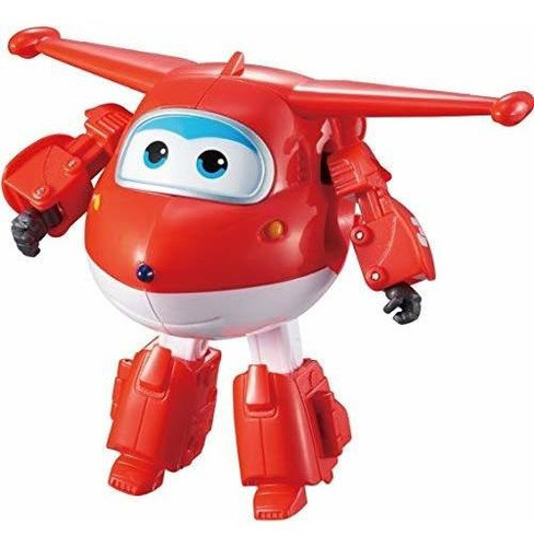 Super Wings Us710210 - Figura De Juguete Jett Transformador, 0