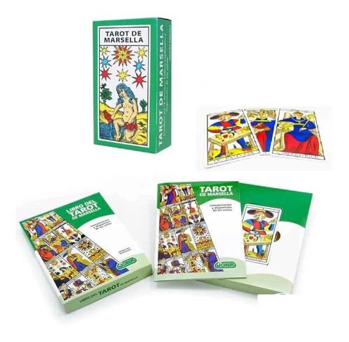 Libro Del Tarot De Marsella Mazo De 78 Cartas Arcanos Joker 1