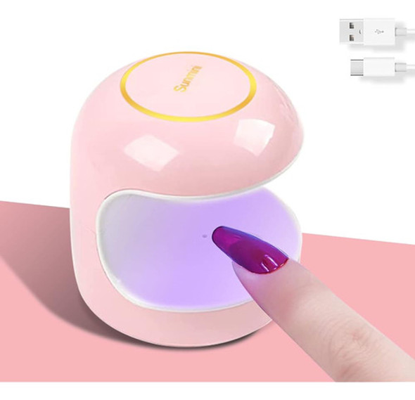 Douith Mini Luz Uv Para Uñas De Gel, Lámpara De Uñas Uv Led, 0