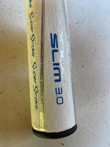 Grip Súper Stroke Slim 3.0 Color Blanco-azul, Nuevo 1