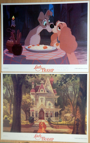 Lady And The Tramp - Walt Disney Set 8 Lobby Cards 36x28 Cm 0