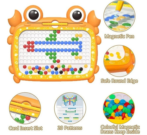 Tablero Imantado Cangrejo Puzzle Didactico Creativo 1
