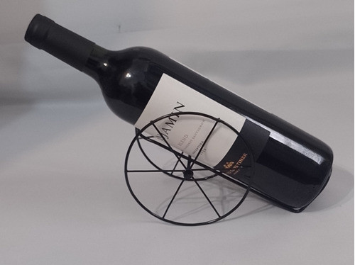 Centro De Mesa Porta Botella De Vino En Hierro 1