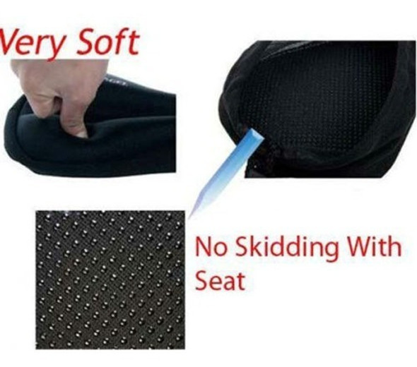 Ciclismo Bicicleta Bici Gruesas Confort Gel Pad Funda De Coj 1