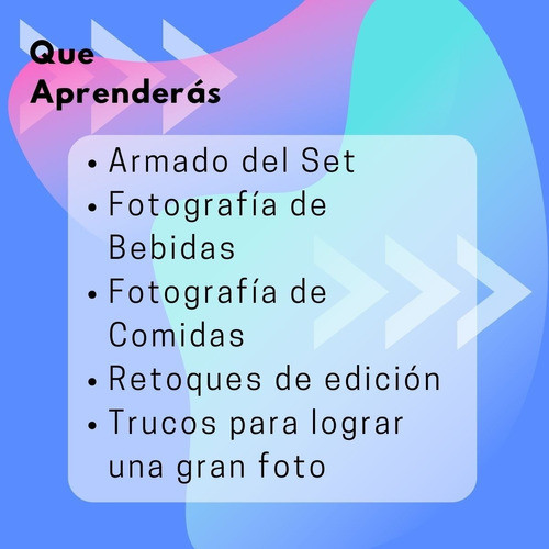 Curso Fotografía Gastronómica Publicitaria,  En Video (3) 1