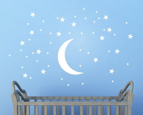 Vinilo Decorativo Pared [7cvnl35f] Estrellas 1