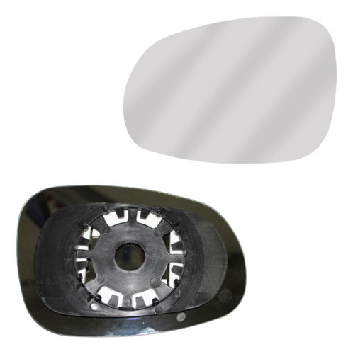 Vidrio De Espejo Izquierdo Fiat Mobi Plano Con Base Plastica 0