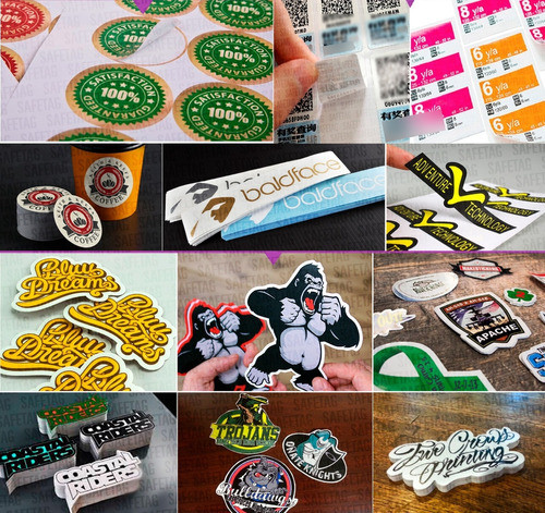 Vinilos Opp Etiquetas Autoadhesivas Transparentes Stickers 1