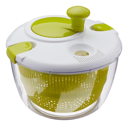 4 Qt Deluxe Salad Spinner Bowl Tapa De Bloqueo 0