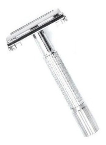 2 Máquina Afeitar Metálica Reutilizable Vintag Eco 60 Hojas 1