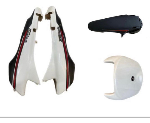 Tapa Frontal, Tapas Laterales Más Guardabarro Zanella Zb Bl. 1