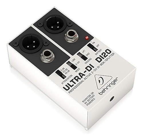 Behringer Ultra-di Di20 Profesional Di-boxsplitter Activo De 0