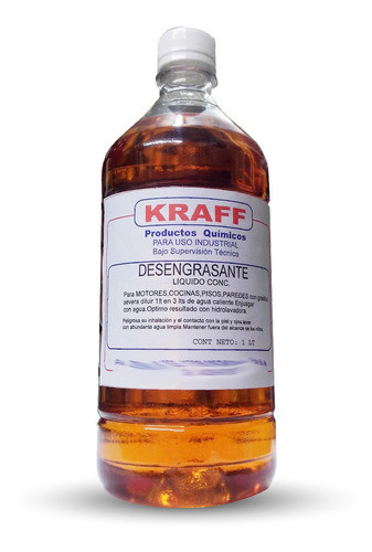 Desengrasante Industrial Concentrado Líquido  X 1lt 0