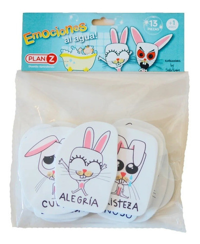 Juego Emociones Al Agua Para El Baño 13 Piezas 0