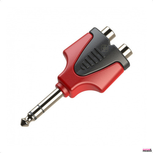Ficha Adaptador Rca X 2 A Plug Estereo Profesional Robusta 1