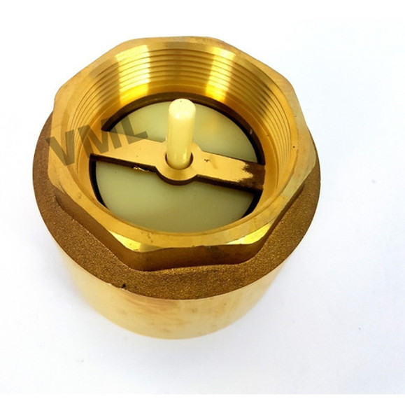 Valvula De Retencion De Bronce 1  Pulgada Hembra H - H 0