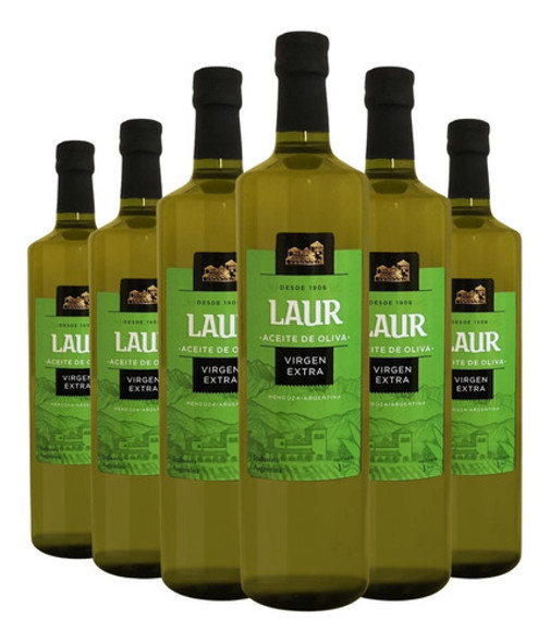 Aceite De Oliva Laur Extra Virgen Caja X 6 X 1l. - Sin Tacc 0
