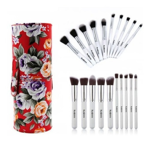 Pinceles De Maquillaje Pro 10pcs/set Kit De Cosmética De Car 1