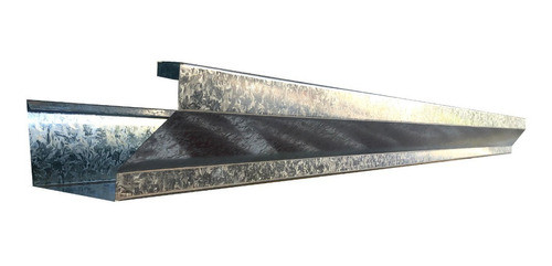 Zingueria Canaleta Americana Chapa Galvanizada X 2 Mt 0