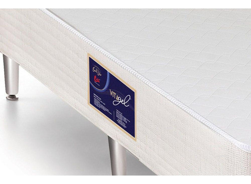 Cama Box Base Solteiro Goldstar Vitagel Branco (78x23)casto 1