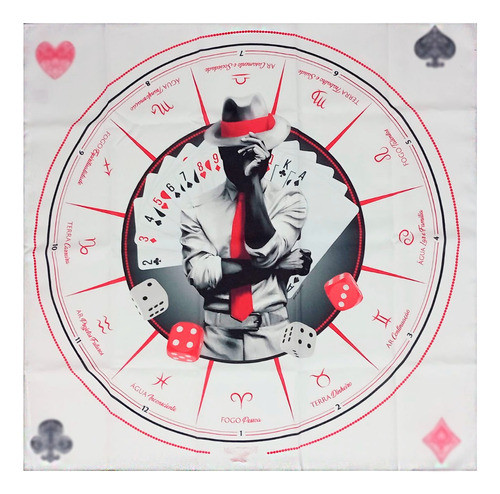 Toalha Para Tarot Zé Pelintra Malandro Umbanda Zé Pilintra 0