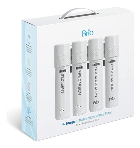 Kit De Reemplazo De Filtro Brio De 4 Etapas Para Dispensador 0 Kit De Reemplazo De Filtro Brio De 4 Etapas Para Dispensador 0